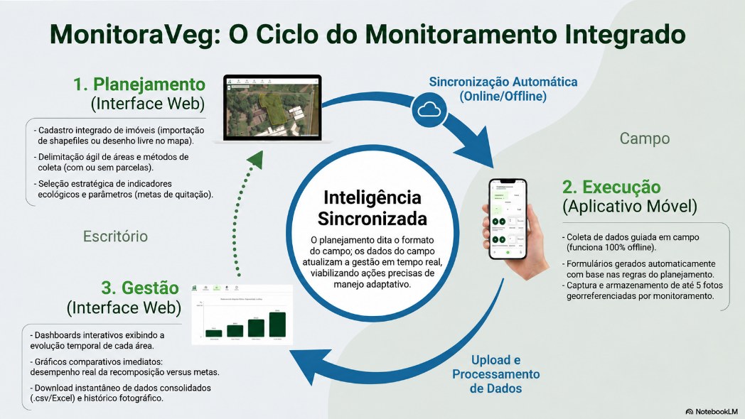 MonitoraVeg: o ciclo do monitoramento integrado (planejamento, execução e gestão)